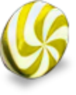 Standing Mint Block Yellow