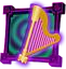 Halloween Séance Circle - Harp