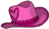 Valentine Cowgirl Hat
