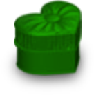 Heart Chair Green
