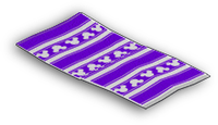 Mickey Beach Towel - Purple