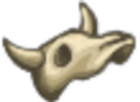 Cow Skull Figure Hat