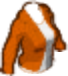 Jacket with T-Shirt Orange