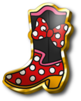 Cowboy Boot Pin - Minnie