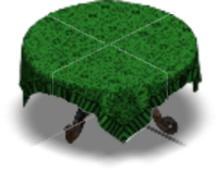 Madame Leota's Table Color Green