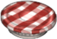 Ratatouille Jam Lid Table