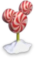 Candy Lollipop Flower Red