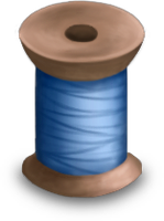 Spool of Thread Blue