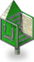 Dreidel Chair Green