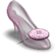 Glass Slipper Seat Light Pink