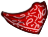 Cowboy Face Bandana Red
