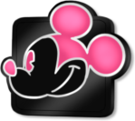 Neon Mickey Expressions- Smiling