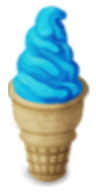 Ice Cream Blue