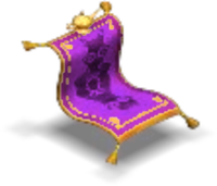 Aladdin's Flying Carpet Chair Color Purple
