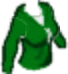 Layered Zip-up Sweater Green