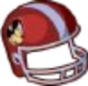 Football Helmet Red