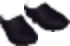 Princess Slippers Black