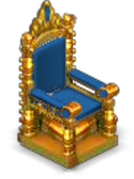 Princess Throne Dark Blue