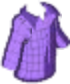 Long Sleeve Plaid Button Up Lavender