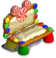 Gingerbread Bench