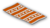 Mickey Beach Towel - Orange
