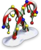 Candy Cane Fence