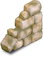 Jungle Temple Wall - Crumbling