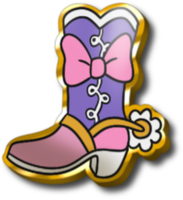 Cowboy Boot Pin - Daisy