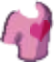 Crop Top Heart Pink