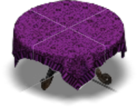 Madame Leota's Table Color Purple