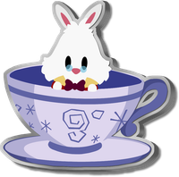 Wonderland Teacup Pals - White Rabbit