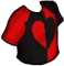 Midi Crop Top Queen of Hearts