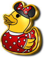 Souvenir Duck - Minnie