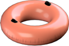Inner Tube Float - Orange